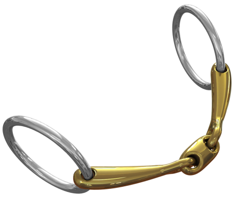 Pony Tranz-Angled Lozenge Loose Ring Snaffle