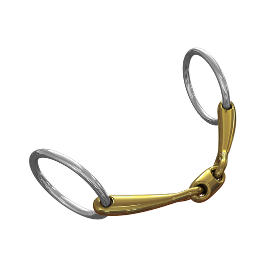 Pony Tranz-Angled Lozenge Loose Ring Snaffle
